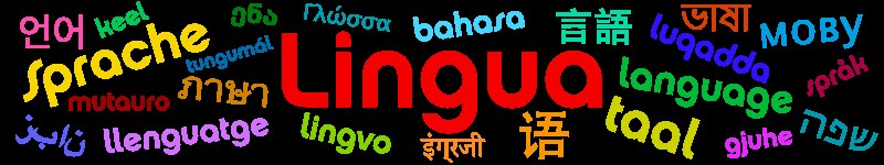 lingua language detection library official logo lingua official project logo