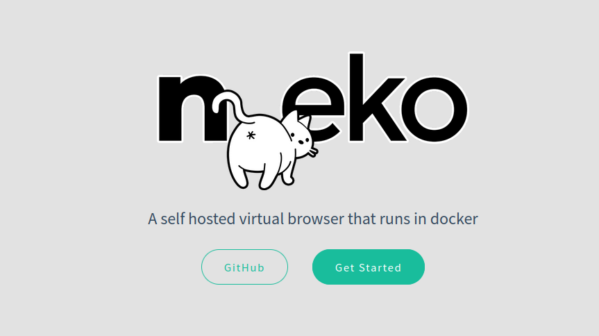 Neko streaming a containerised browser over WebRTC (official project artwork)