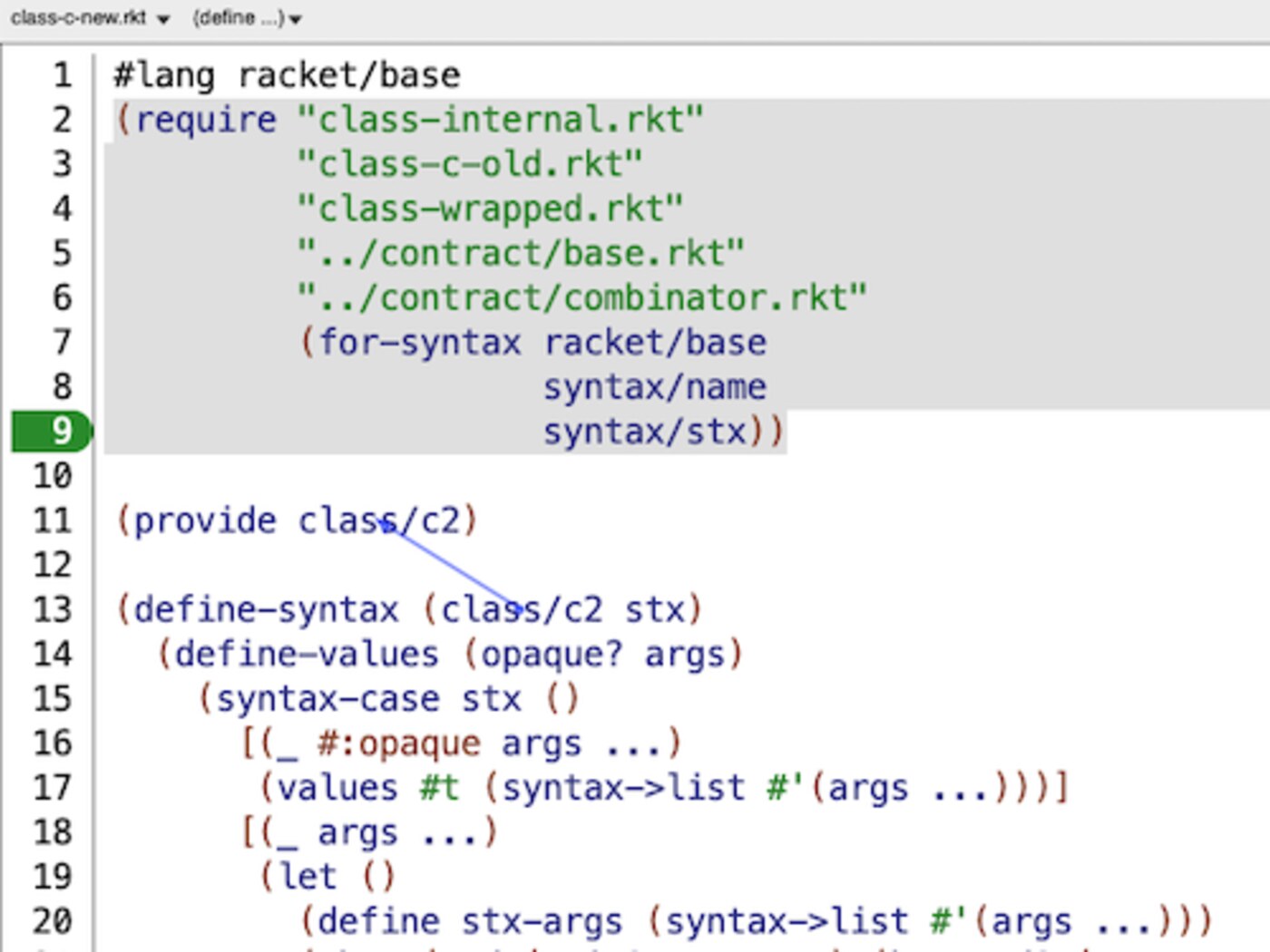 Racket's macro system is the language's defining feature Racket macro system illustration from the official site