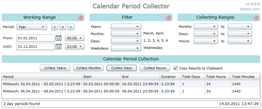 Calendar period collection concepts in TimePeriodLibrary.NET Calendar period collection concepts from the TimePeriodLibrary documentation