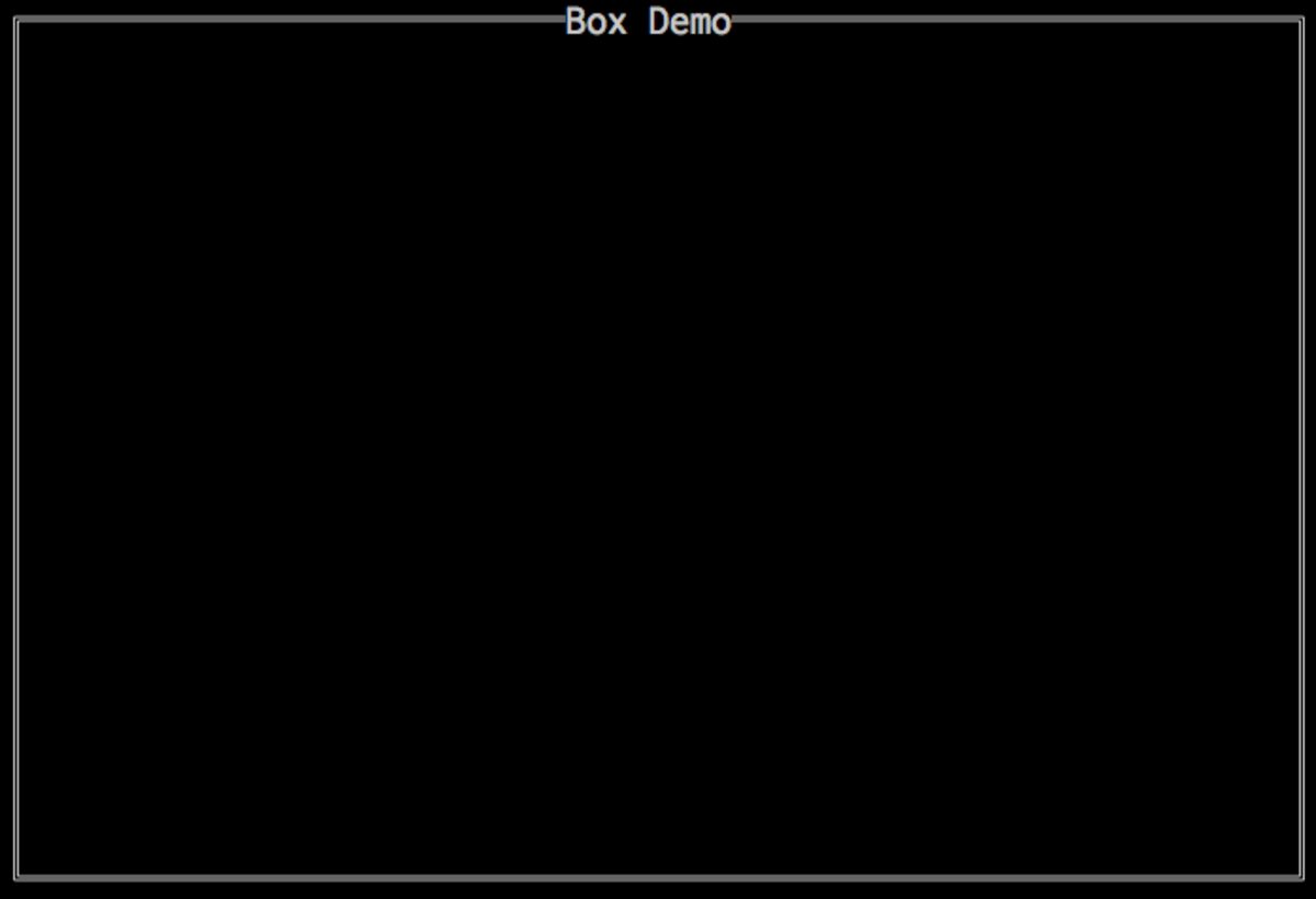 tview box demo
