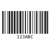 A ZPL barcode label rendered locally — the same layout can be snapshot-tested in CI ZPL barcode label preview rendered from the BinaryKits.Zpl repository example assets
